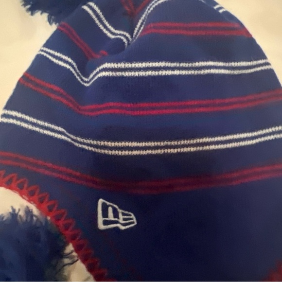 Kansas Jayhawks NEW Winter Hat w/ Tassles . College NCAA Warm Knit Adult Fan NWT - Picture 3 of 6